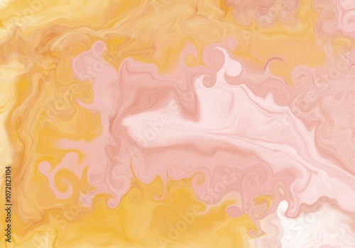 Draw the background in the same way as in Procreate, yellow and orange tones.