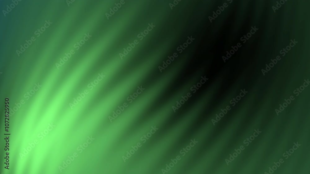 Abstract green Gradient Background with Smooth Flowing Lines in Shades ...
