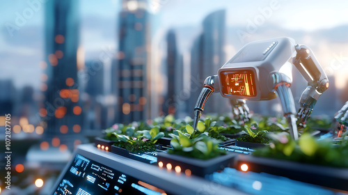 Innovative robotic systems transform urban green spaces in smart cities #1072827705