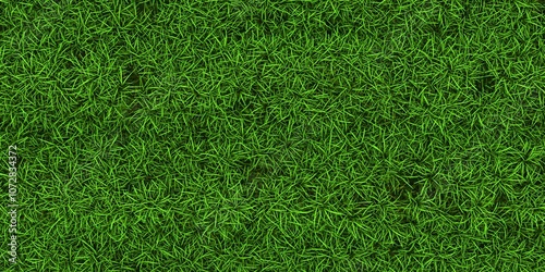 Flat lay Artificial lawn synthetic turf. Artficial grass texture background	 photo