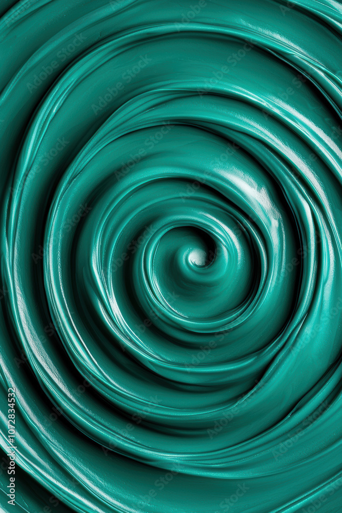 A vibrant swirl of teal paint creates a visually captivating abstract texture, perfect for various design projects. A vibrant swirl of teal paint creates a visually captivating abstract texture, perfect for various design projects.