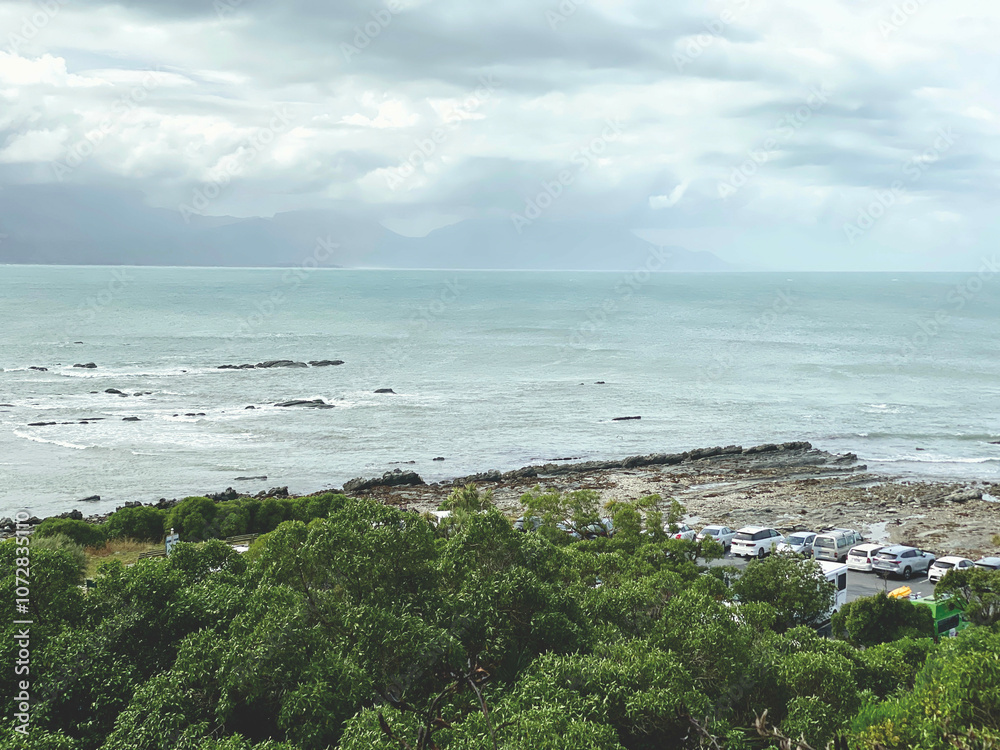 View of Kaikoula as famous of whale watching in Southe Island of New Zealand 2023 Feb.15 View of Kaikoula as famous of whale watching in Southe Island of New Zealand 2023 Feb.15