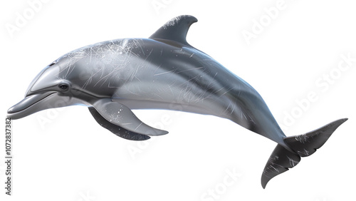 Dolphin isolated on a transparent background