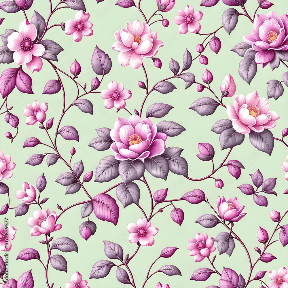 seamless pattern with flowers seamless pattern with flowers
