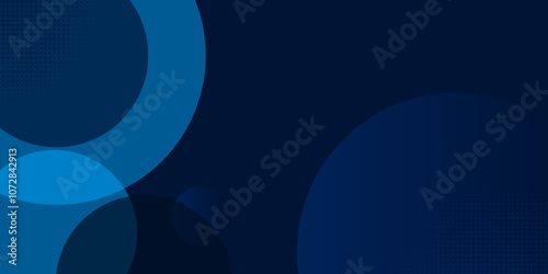 Abstract blue background poster with dynamic. Modern dark blue gradient abstract background in blue background. Colorful geometric background. Fluid shapes composition. Modern vibrant imac color. 