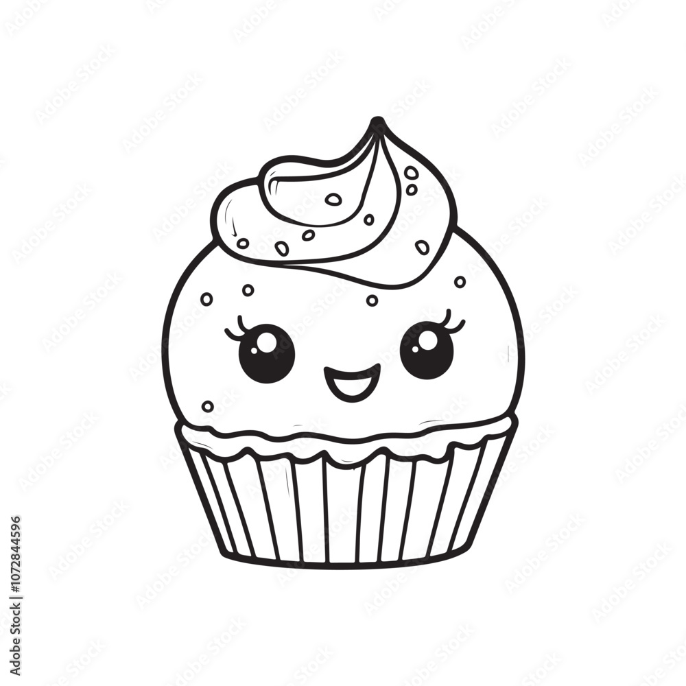 cupcake with cream cupcake with cream