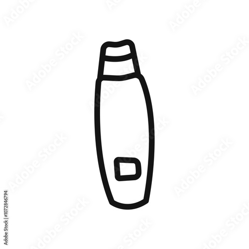 Ultrasonic face skin scrubber icon vector line logo art