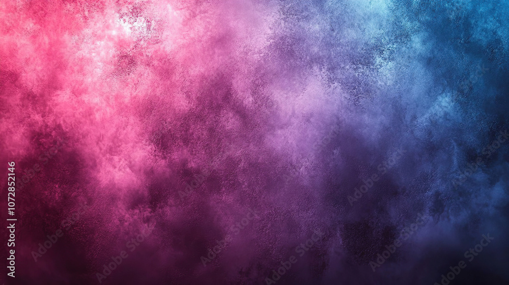 Abstract pink & blue gradient with grain texture and cloud-like blur. Abstract pink & blue gradient with grain texture and cloud-like blur.