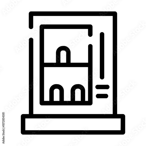 vending machine Line Icon