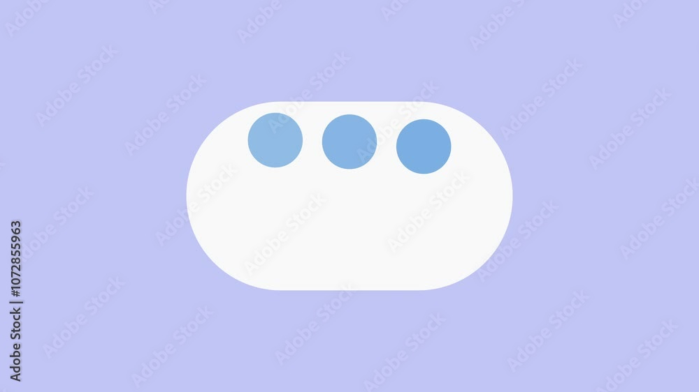 Typing Message Status Icon 2d Animation ux ui with Alpha Matte Typing Message Status Icon 2d Animation ux ui with Alpha Matte