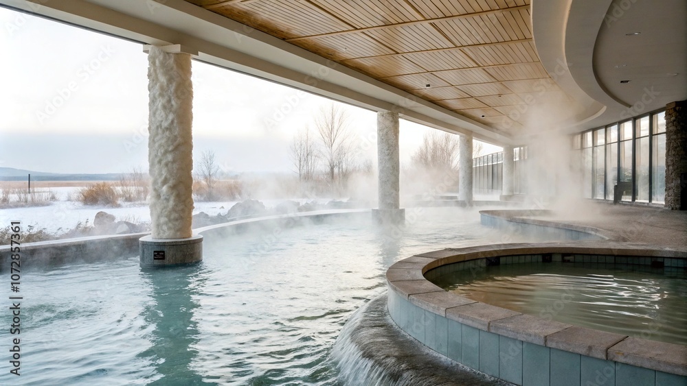 A spa-like experience is created by the gentle flow of warm water and soothing steam, relaxation, skin cleansing, warmth, calming experience A spa-like experience is created by the gentle flow of warm water and soothing steam, relaxation, skin cleansing, warmth, calming experience