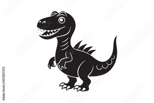 Fototapeta Naklejka Na Ścianę i Meble -  Dinosaurs  Silhouette vector illustration, Dinosaurs  Silhouette, Dinosaurs  Silhouette Bundle 
