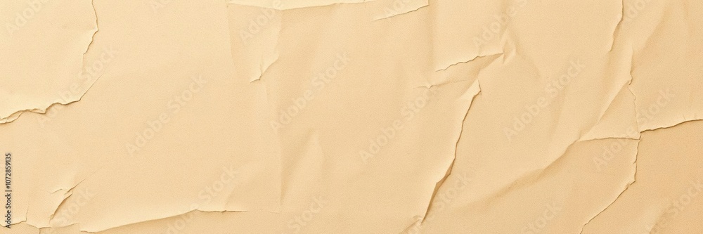 Crumpled white paper with a rough texture resembling aged parchment, crumpled, surface Crumpled white paper with a rough texture resembling aged parchment, crumpled, surface