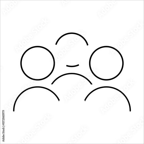 Black-and-white silhouette of three people, symbolizing teamwork, community, or collaboration. Perfect for social media or corporate themes.