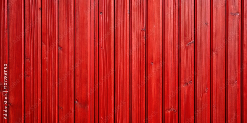 A vibrant red wood plank surface with vertical grain patterns and a slightly textured finish A vibrant red wood plank surface with vertical grain patterns and a slightly textured finish