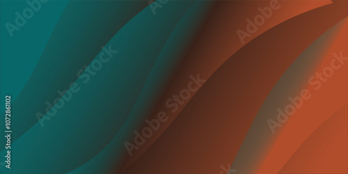 3d rendering abstract curved surface
