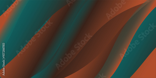3d rendering abstract curved surface