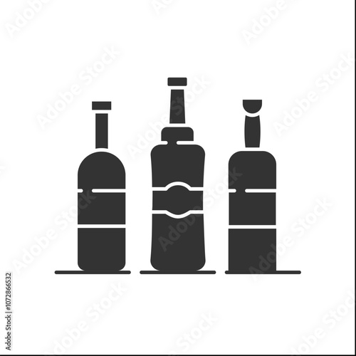 Bar location glyph icon. Map pointer. Bar navigation pinpoint. Geolocation. Cocktail party and drinking establishment concept. Filled flat sign. Isolated silhouette vector illustration