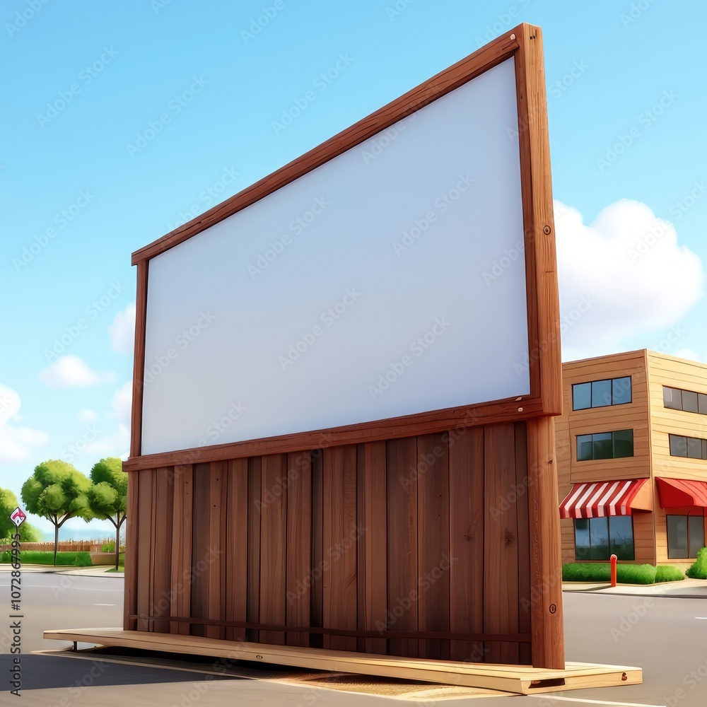 blank billboard on the street blank billboard on the street