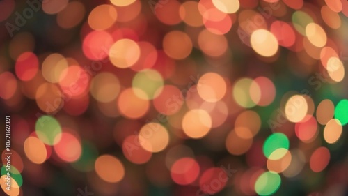 Colorful Christmas bokeh background with lights in red, green, gold, and silver hues, Christmas, silver