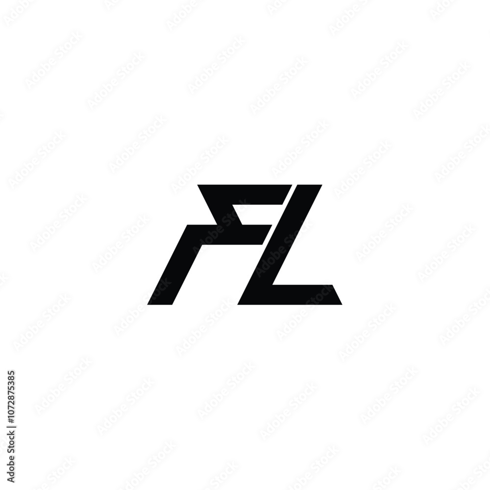 FL monogram logo design letter text name symbol monochrome logotype alphabet character simple logo FL monogram logo design letter text name symbol monochrome logotype alphabet character simple logo