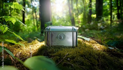 Time capsules can be buried in various locations.   photo