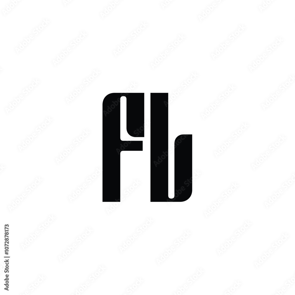 FL monogram logo design letter text name symbol monochrome logotype alphabet character simple logo FL monogram logo design letter text name symbol monochrome logotype alphabet character simple logo