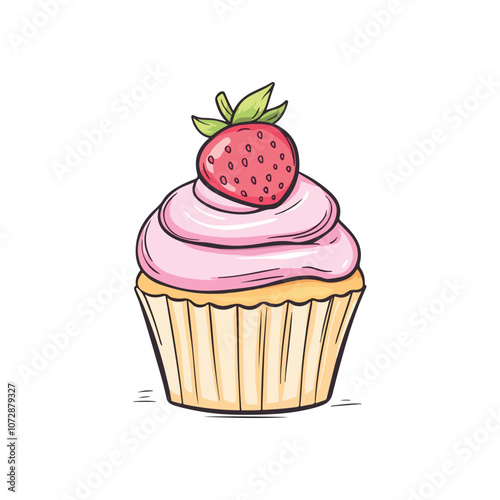 cupcake with cherry