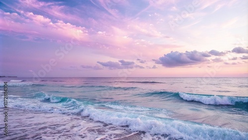 Softly fading gradient of pastel purple pink blue hues, subtle shift, defocused effect