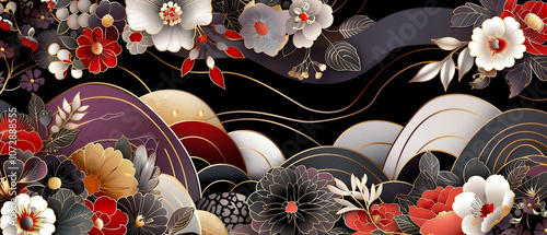 Traditional Japanese kimono patterns
(着物柄)