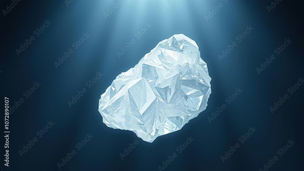 A large, shimmering crystal formation suspended in mid-air, surrounded by a halo of bright, shimmering light, space scene, radiant aura, twinkling lights A large, shimmering crystal formation suspended in mid-air, surrounded by a halo of bright, shimmering light, space scene, radiant aura, twinkling lights
