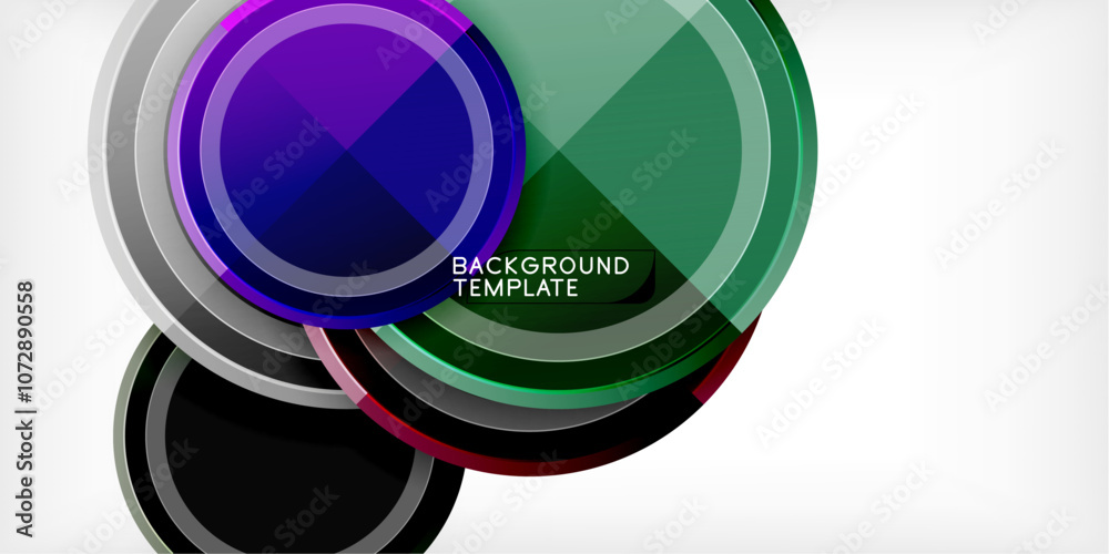 Minimal geometric abstract background. Circle triangle design Minimal geometric abstract background. Circle triangle design