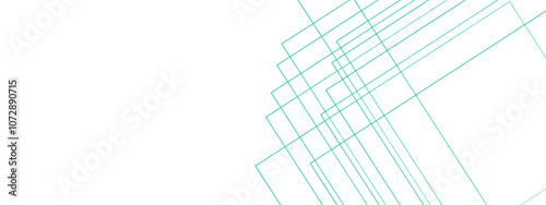 White minimal blue line design. baseness technology and communication concept Design Decoration. white and Blue geometric banner pattern background.