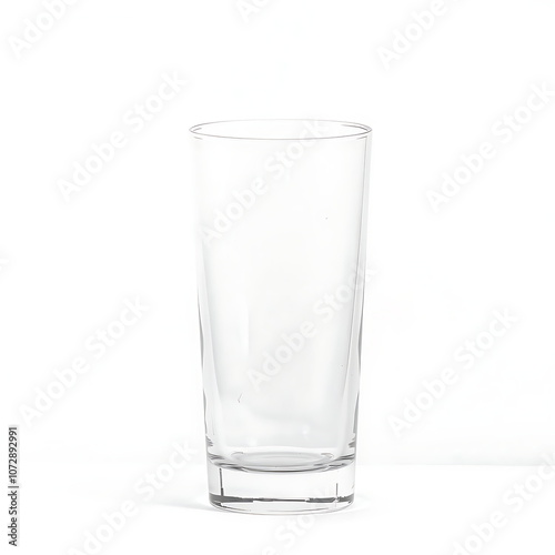 Wallpaper Mural empty glass isolated on white background Torontodigital.ca