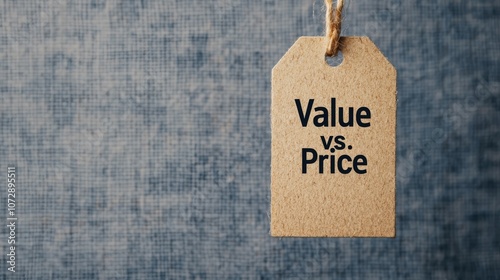 Wallpaper Mural A tag displaying "Value vs. Price" highlights the difference between perceived worth and actual cost. Torontodigital.ca