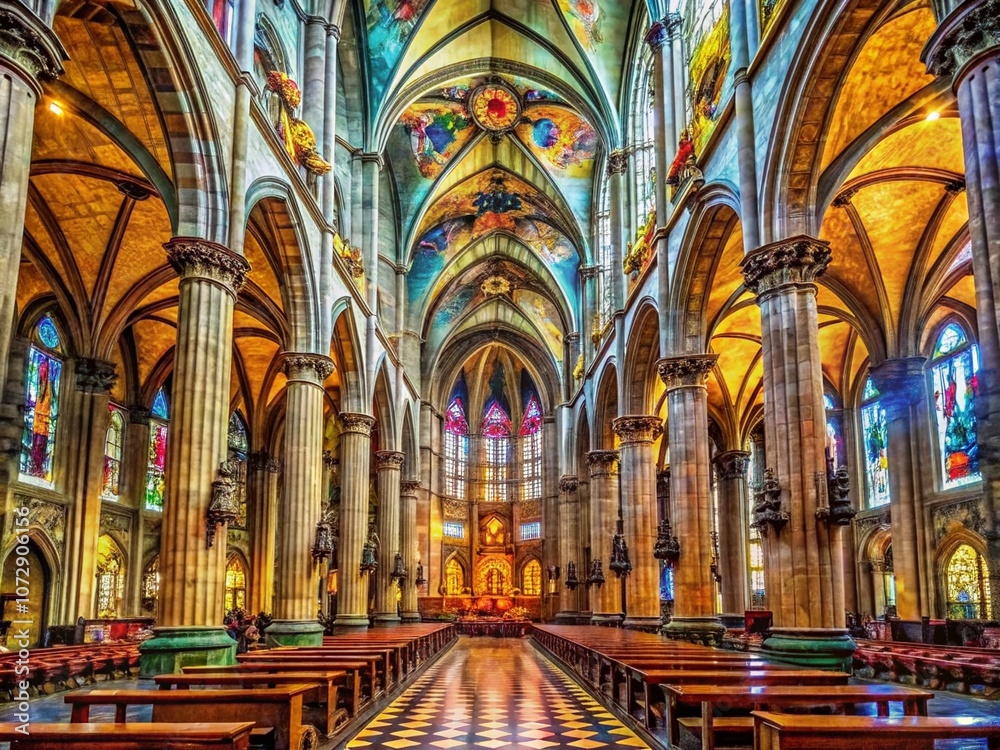 Stunning Panoramic View of the Majestic Interior of Duomo Milan Capturing the Intricate Architecture, Colorful Stained Glass, and Grand Aisles of This Iconic Cathedral Stunning Panoramic View of the Majestic Interior of Duomo Milan Capturing the Intricate Architecture, Colorful Stained Glass, and Grand Aisles of This Iconic Cathedral