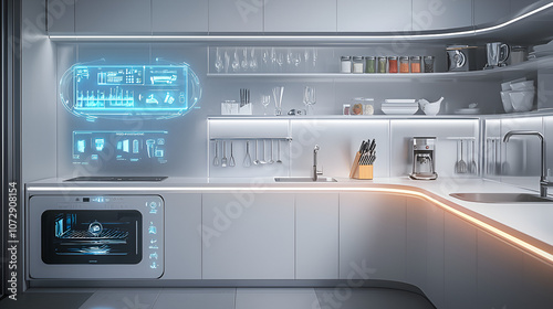 modern kitchen interior