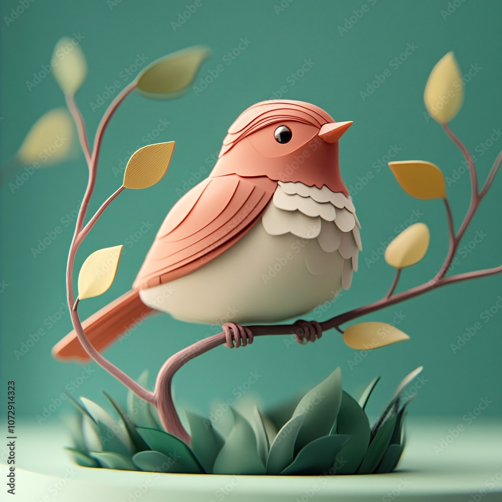 Obraz premium bird to 3D