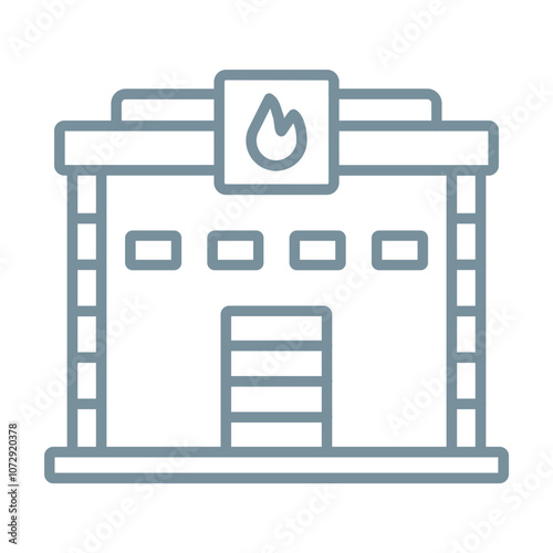 Fire Station Icon