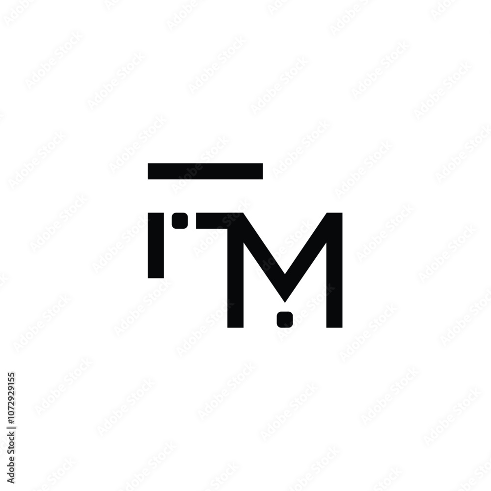 FM monogram logo design letter text name symbol monochrome logotype alphabet character simple logo FM monogram logo design letter text name symbol monochrome logotype alphabet character simple logo