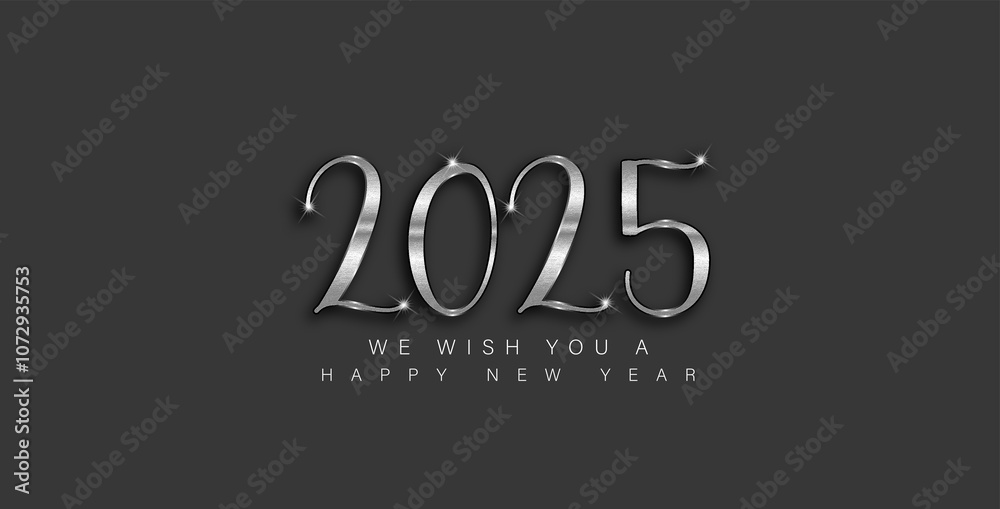 A delightful design wishing a happy New Year 2025 A delightful design wishing a happy New Year 2025