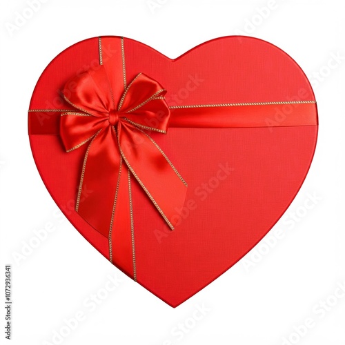 heart shape gift boxes on background with shadow.