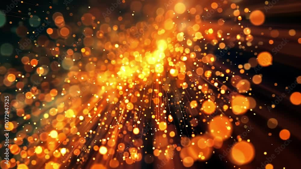 Flickering digital pixels form abstract patterns that mimic the frenzied motion of subatomic particles. Flickering digital pixels form abstract patterns that mimic the frenzied motion of subatomic particles.