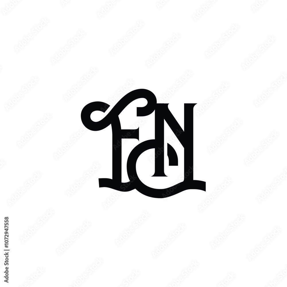 FN monogram logo design letter text name symbol monochrome logotype alphabet character simple logo FN monogram logo design letter text name symbol monochrome logotype alphabet character simple logo