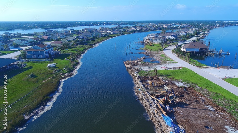 Rebuilding Efforts Along a Battered Coastline Rebuilding Efforts Along a Battered Coastline