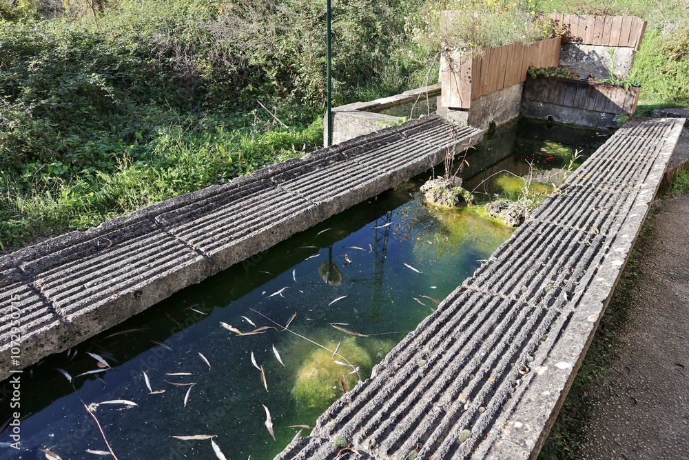 Carpinone - Lavatoio presso il Parco delle Cascate in Via Fiume