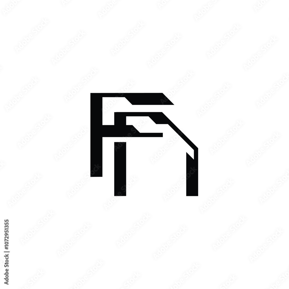 FN monogram logo design letter text name symbol monochrome logotype alphabet character simple logo FN monogram logo design letter text name symbol monochrome logotype alphabet character simple logo
