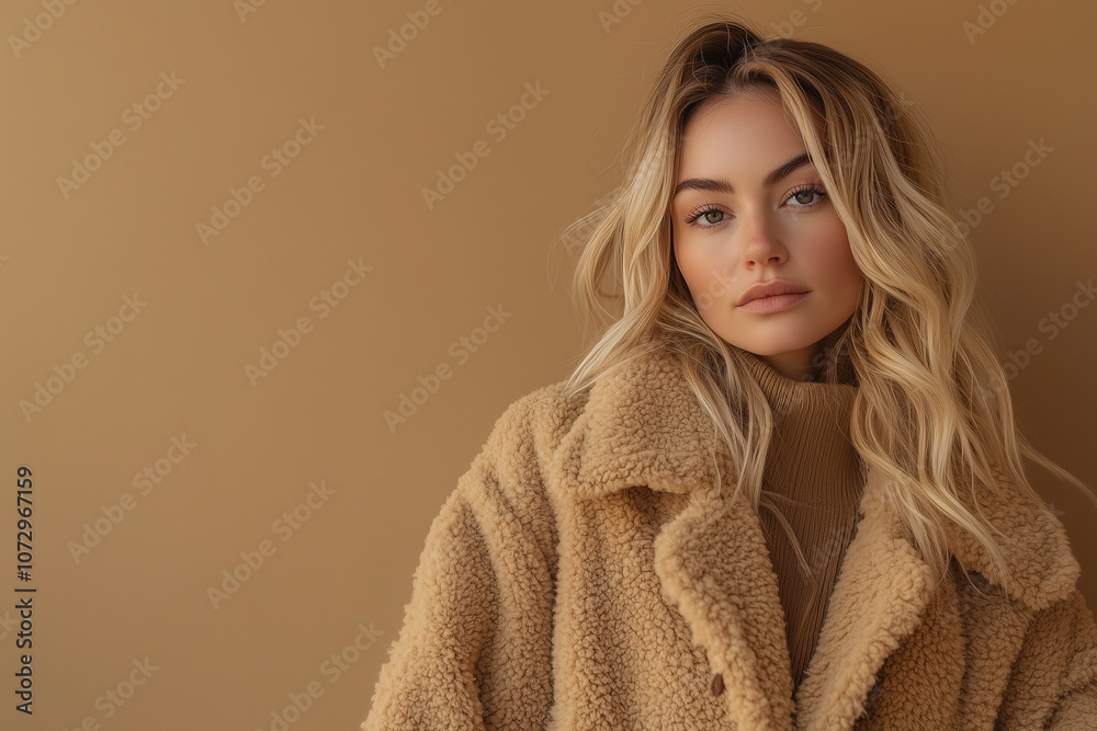 Chic and Relaxed Style Set Against a Taupe Warm Hue. Chic and Relaxed Style Set Against a Taupe Warm Hue.