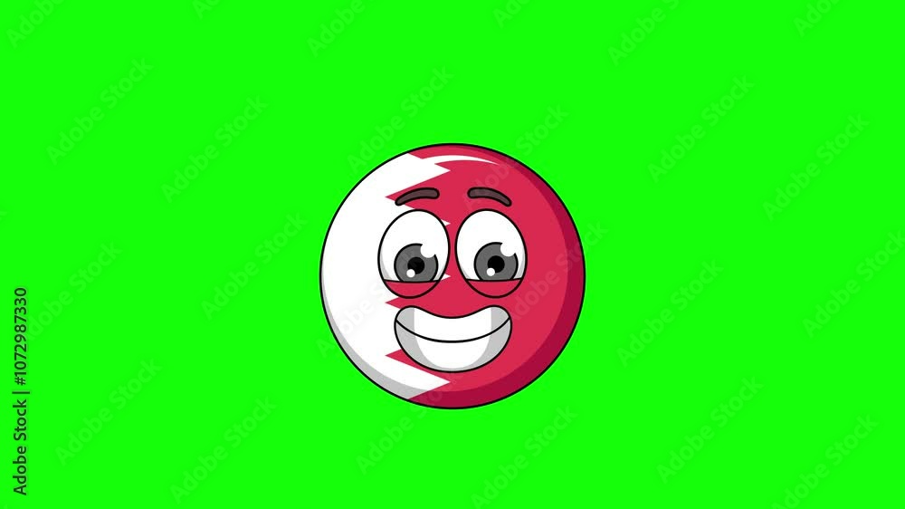 The grimacing face of bahrain mascot, nervousness, embarrassment, or awkwardness The grimacing face of bahrain mascot, nervousness, embarrassment, or awkwardness