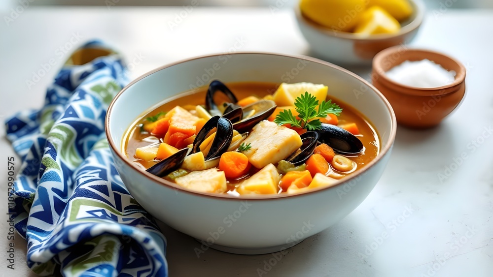 Sopa de Mariscos Seafood Soup (Chilean Cuisine) Sopa de Mariscos Seafood Soup (Chilean Cuisine)